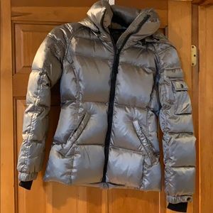 S13 puffer jacket-silver